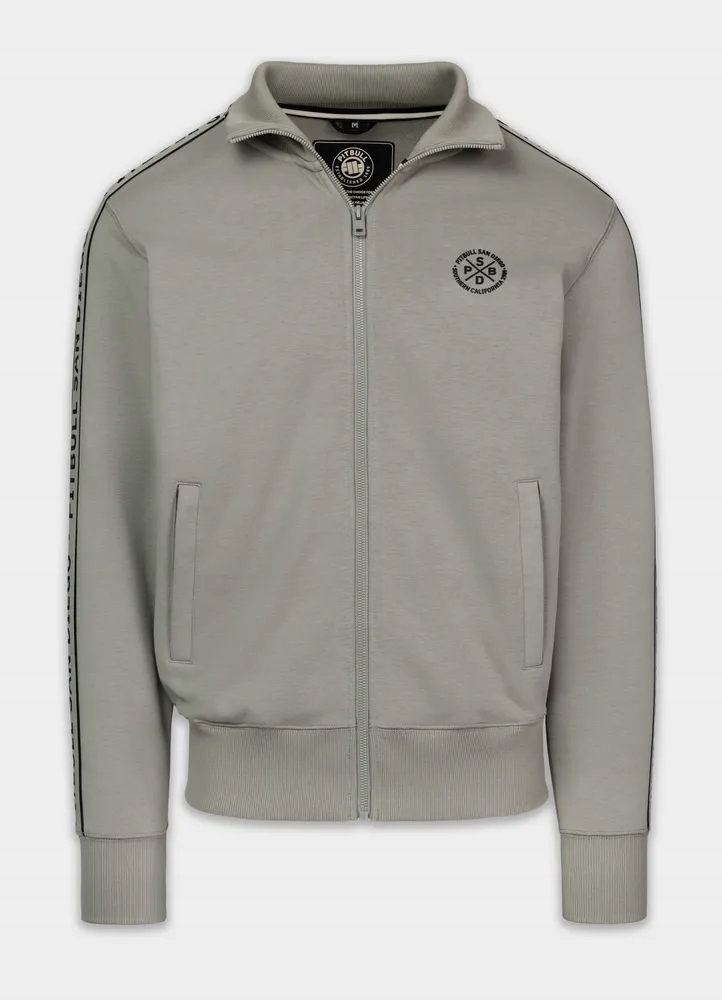 Pánská Rozepínací mikina Pitbull Nexus bavlněná se stojáčkem track jacket S