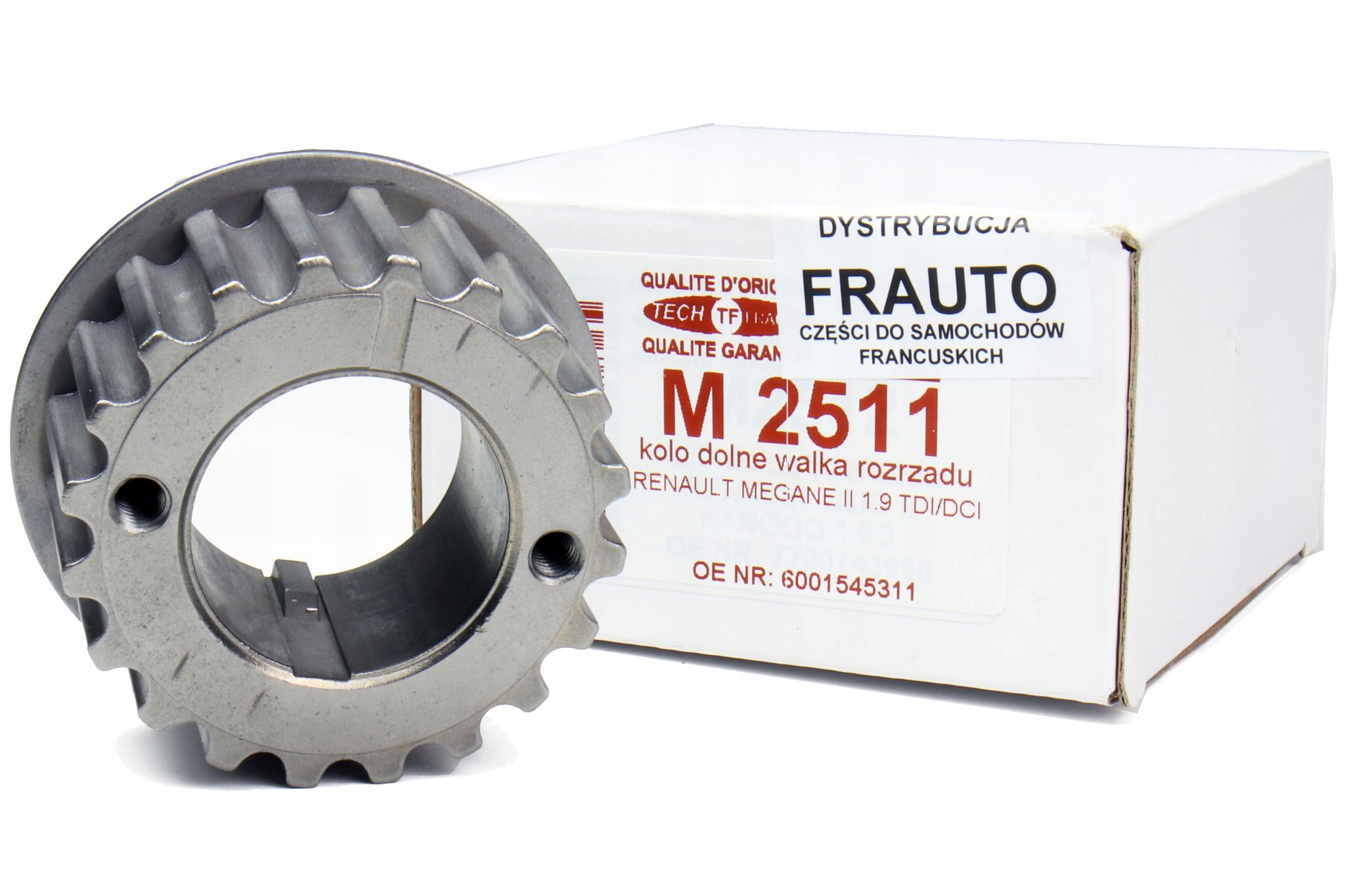 KOŁO DOLNE ROZRZĄDU MEGANE II 1.9DTI/DCI