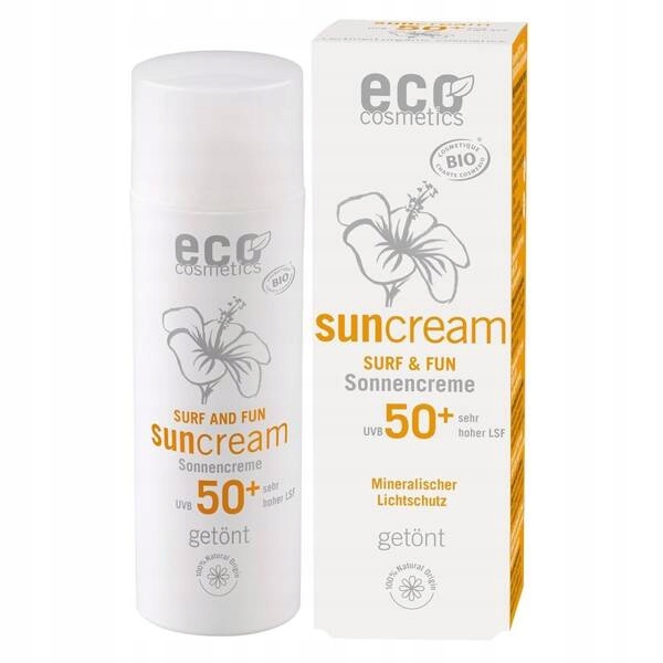 Eco Cosmetics Krém na slunce Spf 50+ Surf & Fun tónovaný