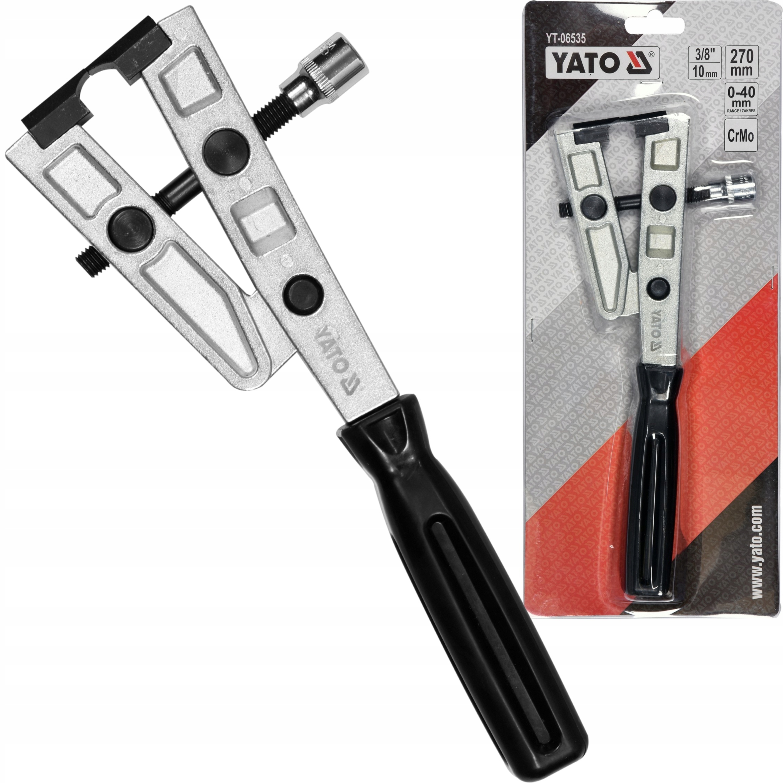 YATO SZCZYPCE PRZYRZAD DO ZACISKANIA OPASEK 3/8" 0-40mm OSŁON PRZEGUBÓW