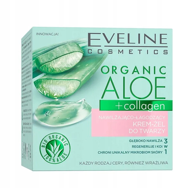 

Eveline Aloe Nawilżająco łagodzący krem-żel 50ml