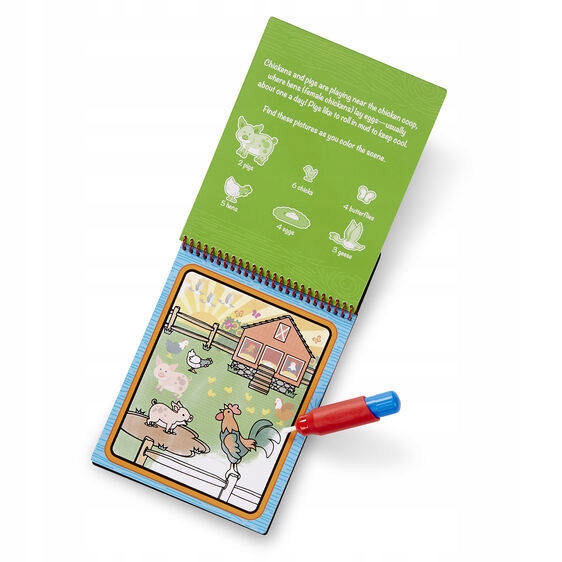 Kolorowanka Wodna Rysowanie Wodą Farma Water Wow Stan opakowania oryginalne