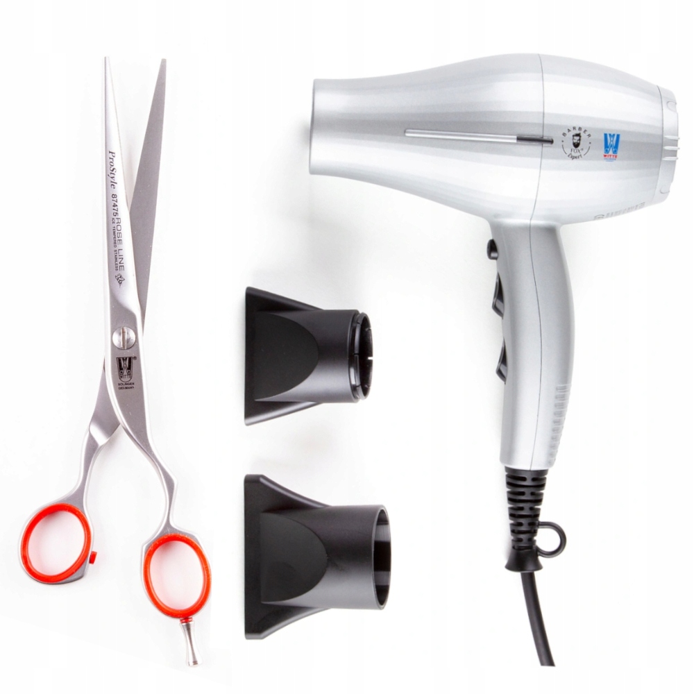 Fox & Witte Fén s ionizací 2200W Nůžky ProStyle ErgoLine 7"