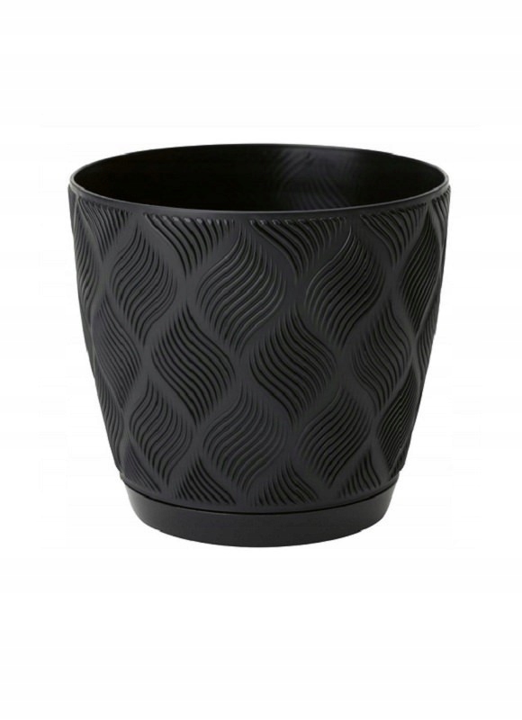 

Doniczka Flow Petit Eco Recycled 19 czarna Form-pl