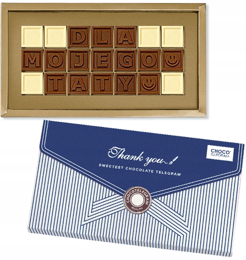 Czekolada telegram na Dzień Ojca dla taty Dla mojego Taty