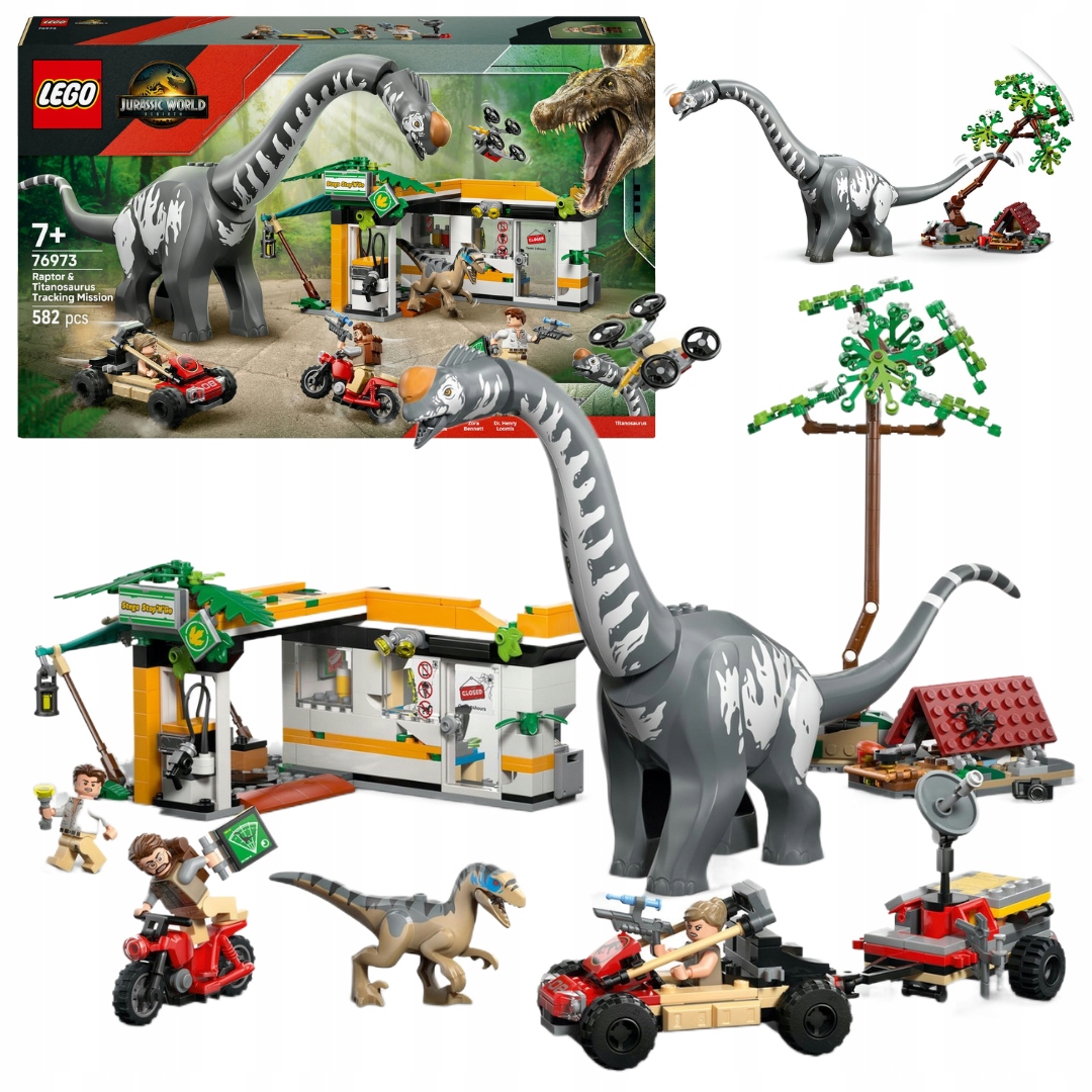 Lego Jurský svět 76973 Na stopě Titanosaura a Raptora