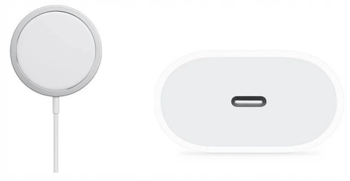 ŁADOWARKA DO APPLE IPHONE MAGSAFE + ZASILACZ 20W Kolor biały