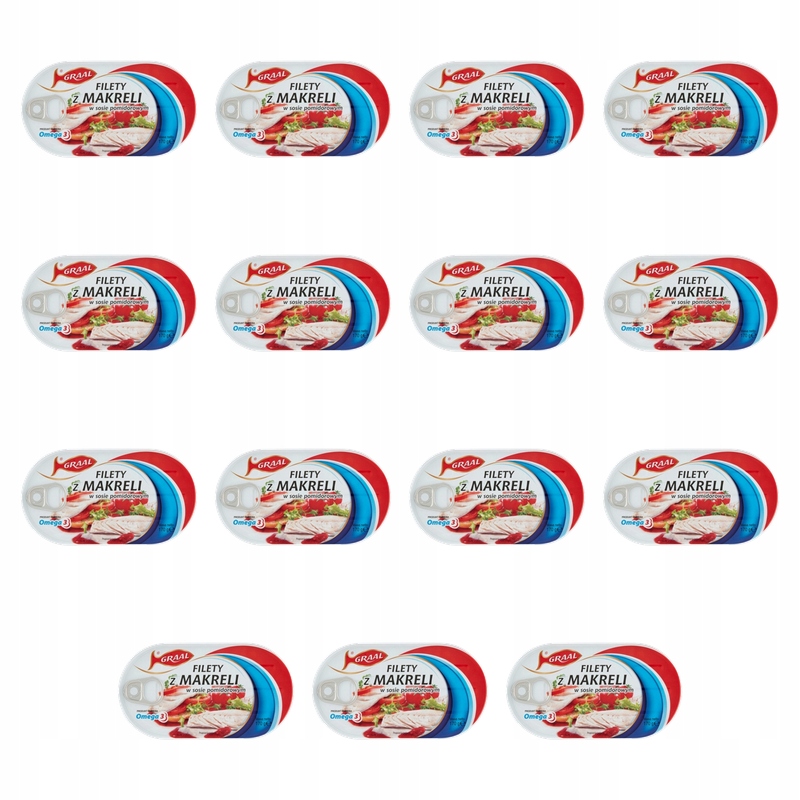 Graal Filety z makrely v rajčatové omáčce 170 g X15