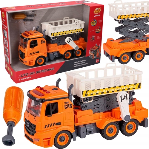 POJAZD DO SKRĘCANIA DŹWIG TIR ŚWIATŁO - SMILY PLAY EAN (GTIN) 5905375838744