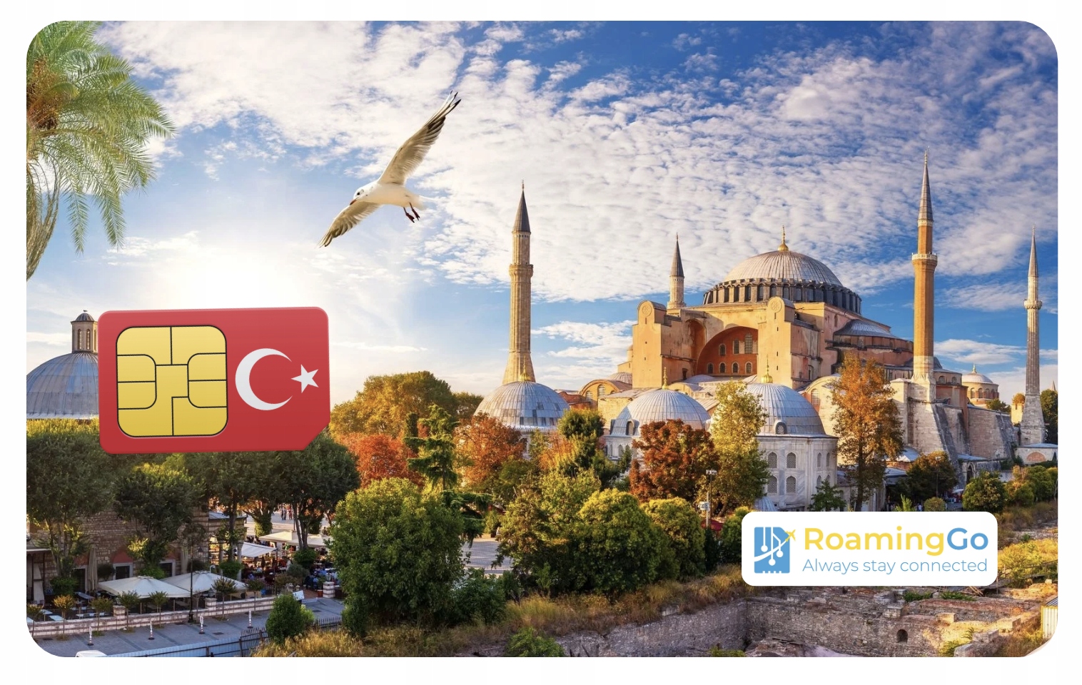 Internet na Sim kartu Turecko Roaming Turecko 30GB