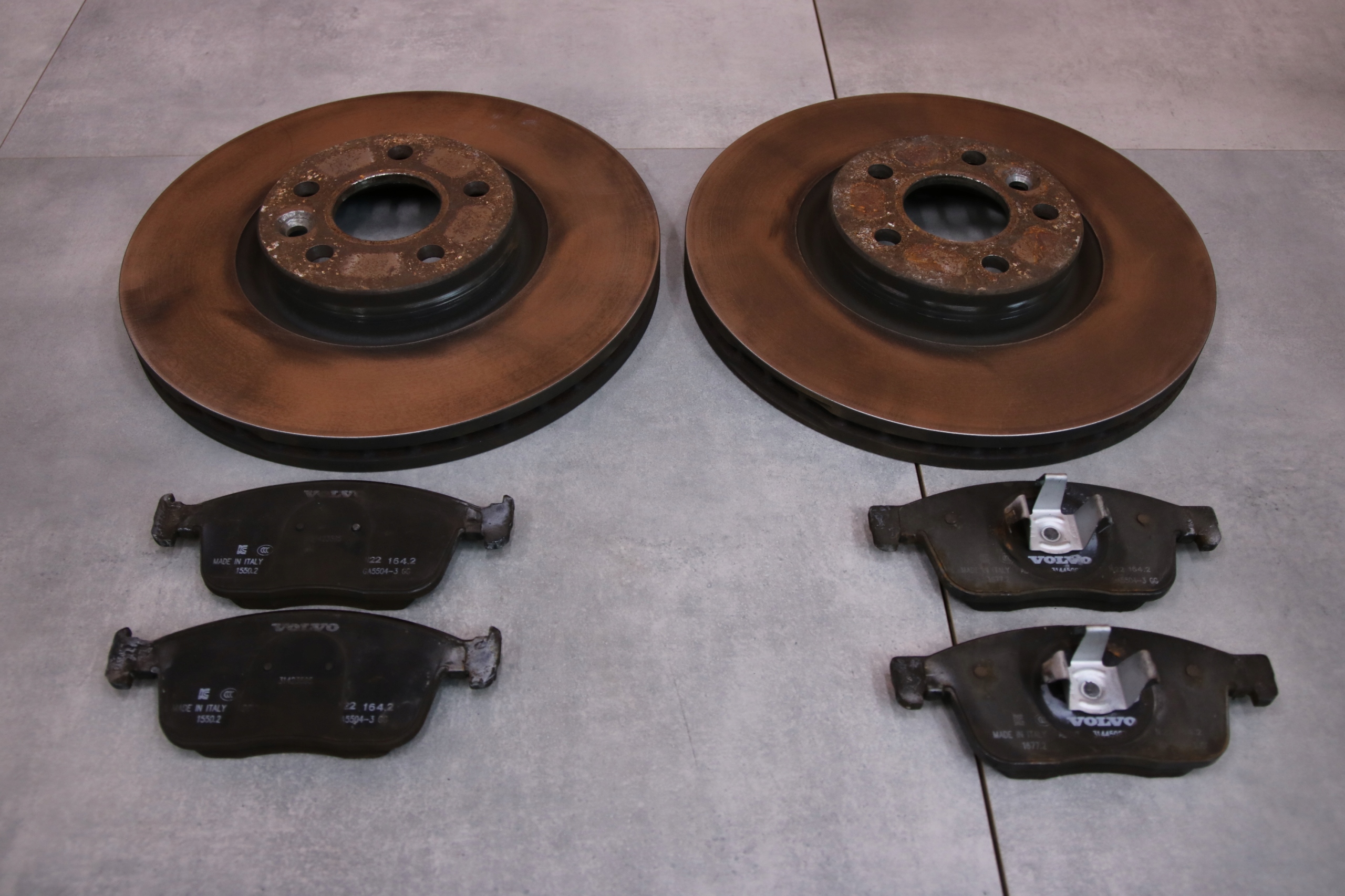 VOLVO XC60 and discs plates front front 324mm 31423305