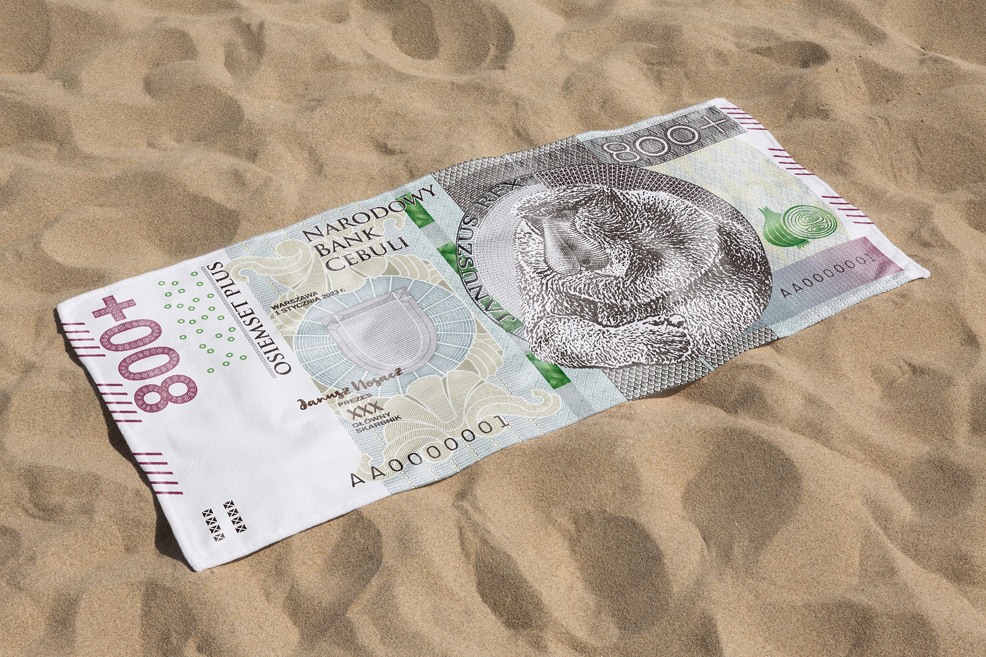 RĘCZNIK PLAŻOWY 800 PLUS SZYBKOSCHNĄCY BANKNOT Rodzaj gadżetu ręczniki