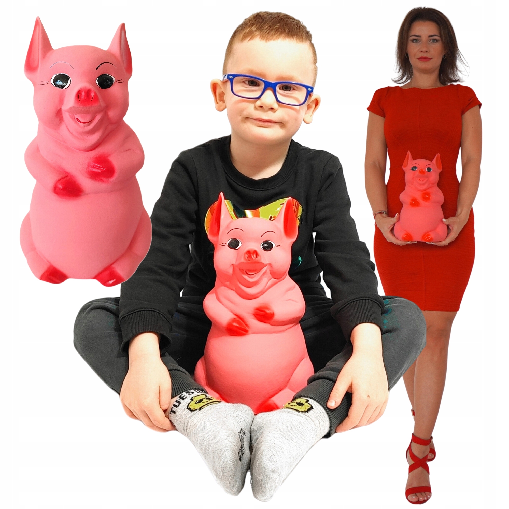 Prasátko Pokladnička Velká Růžová Pro Holčičku XXL