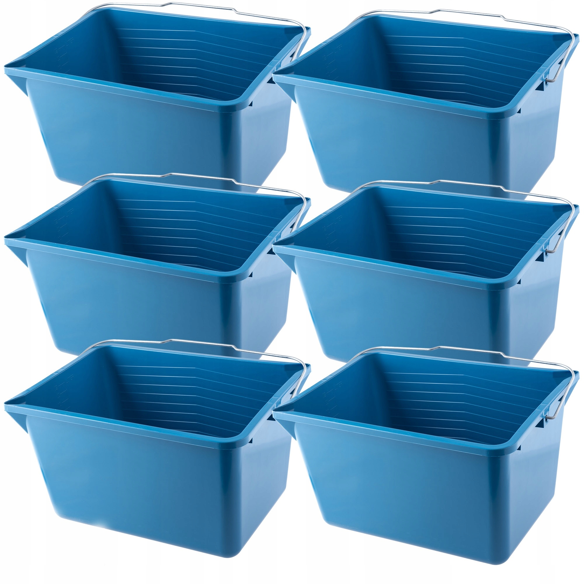 Malířský Kbelík Kyblík Na Barvu 12 L Obdélníkové Kbelíky Kyblík 6 ks