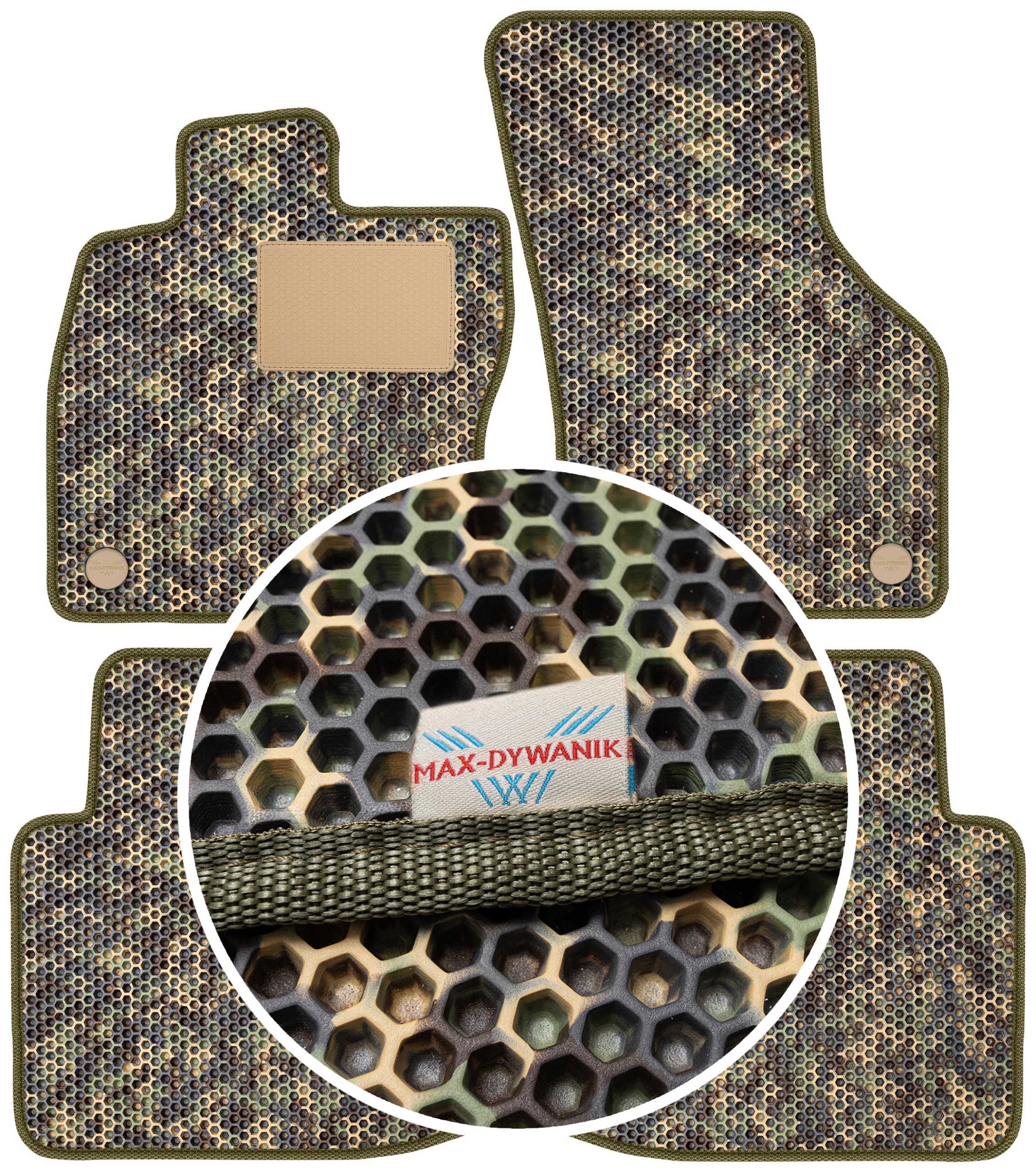 Škoda SuperB III 2015 Gumové rohože do auta Eva Moro