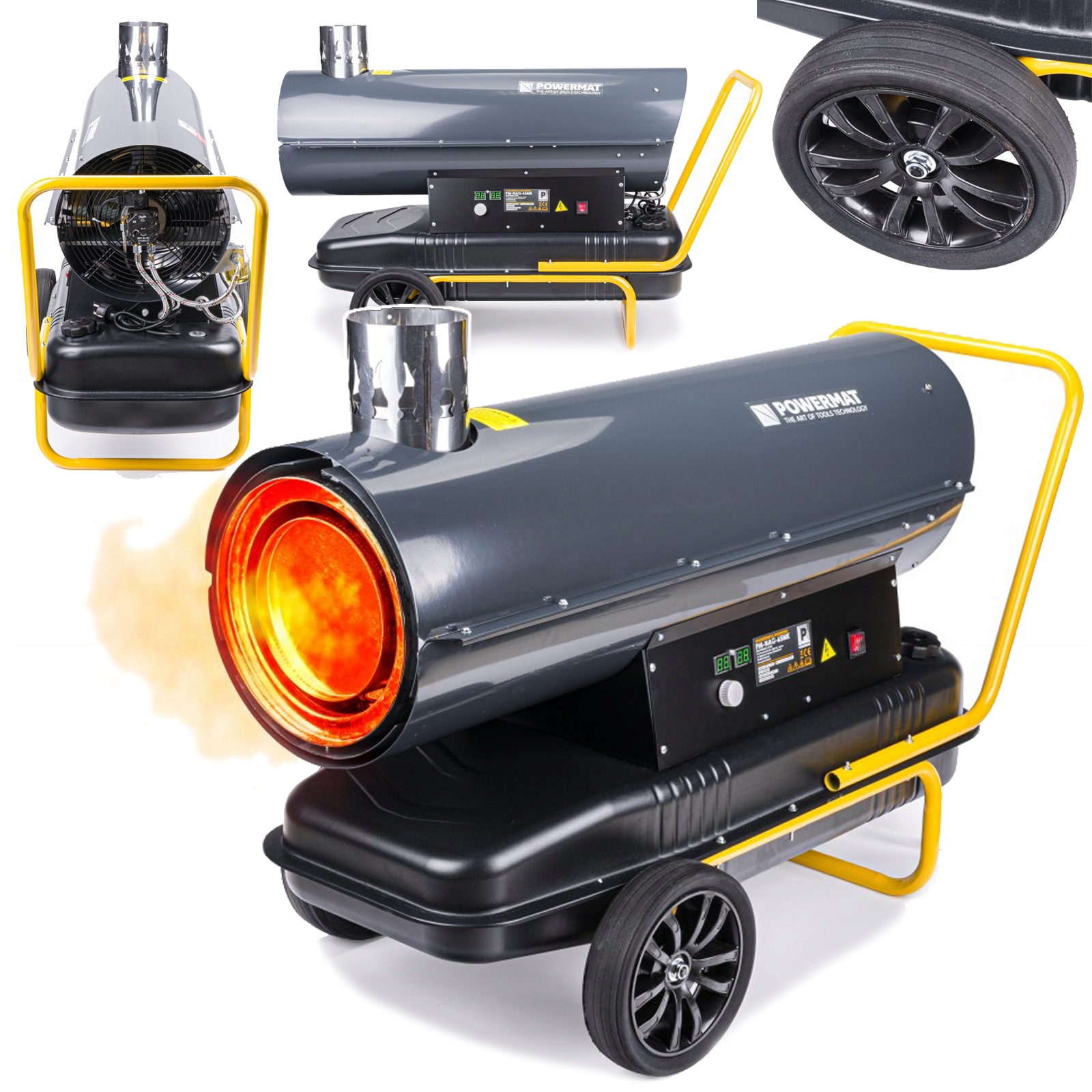 INCALZITOR, SUFLANTA ULEI, COS DE BENZINA, 65 KW