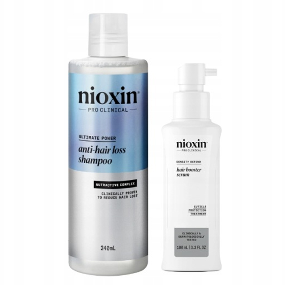 Nioxin Hair Fall Defense šampon sérum Density Defend Hair Set Dárek