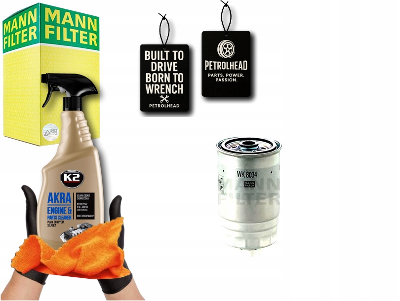 Palivový Filtr Dodge Nitro 2.8CRD 07- Mann-filter #Petrolhead Pro+ Kit12