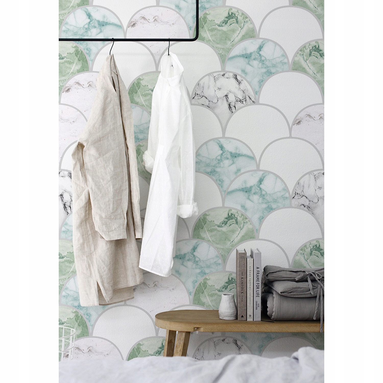 

Fototapeta Wzór imitujący rybie łuski 250x250 cm