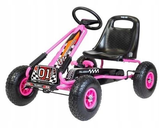 Gokart na pedały Razor różowy