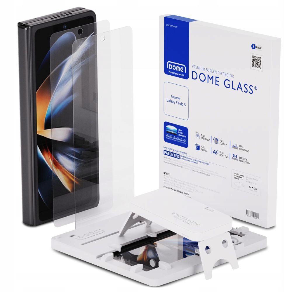 Tvrzené Sklo Whitestone Dome Glass 2-PACK Pro Galaxy Z Fold 5 Clear