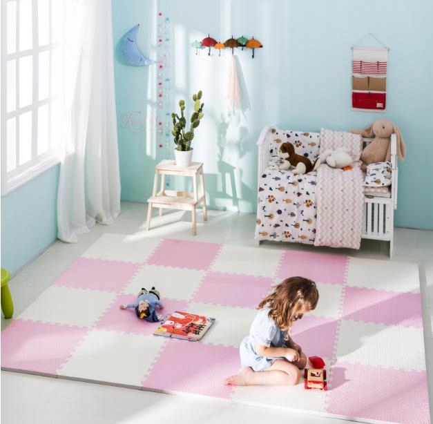 DUŻE PUZZLE PIANKOWE MATA PIANKOWA 62x62CM 4 SZT. Kolekcja Humbi