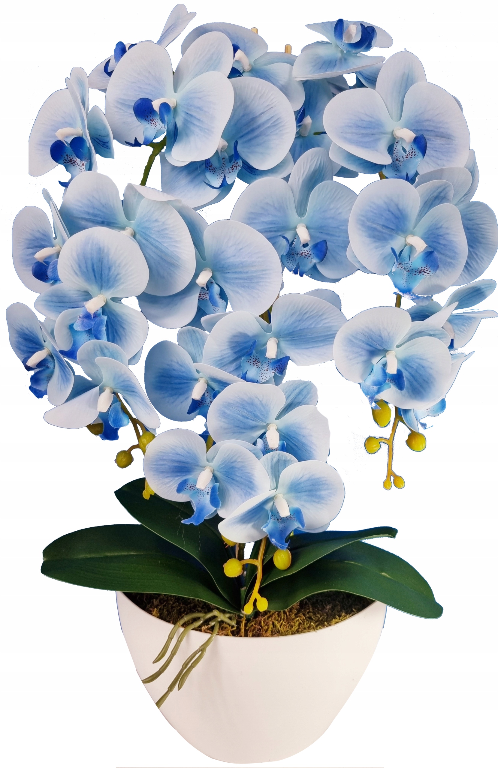 

Storczyk Sztuczny Kwiaty Orchidea 3P guma jak żywy