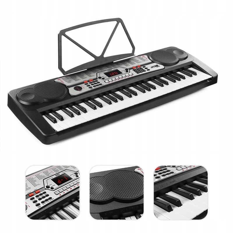 

Keyboard organy Max KB7 54 klawisze bateria