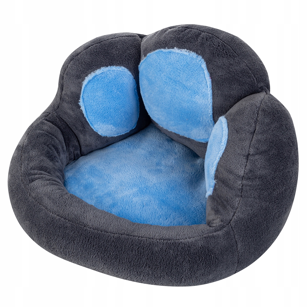 

Okrąglak z oparciem - gray-blue