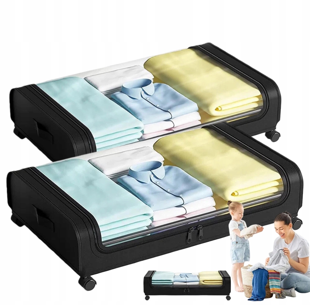 Organizér Kontejner Na Kolečkách Pod Lůžko Skříň 2x