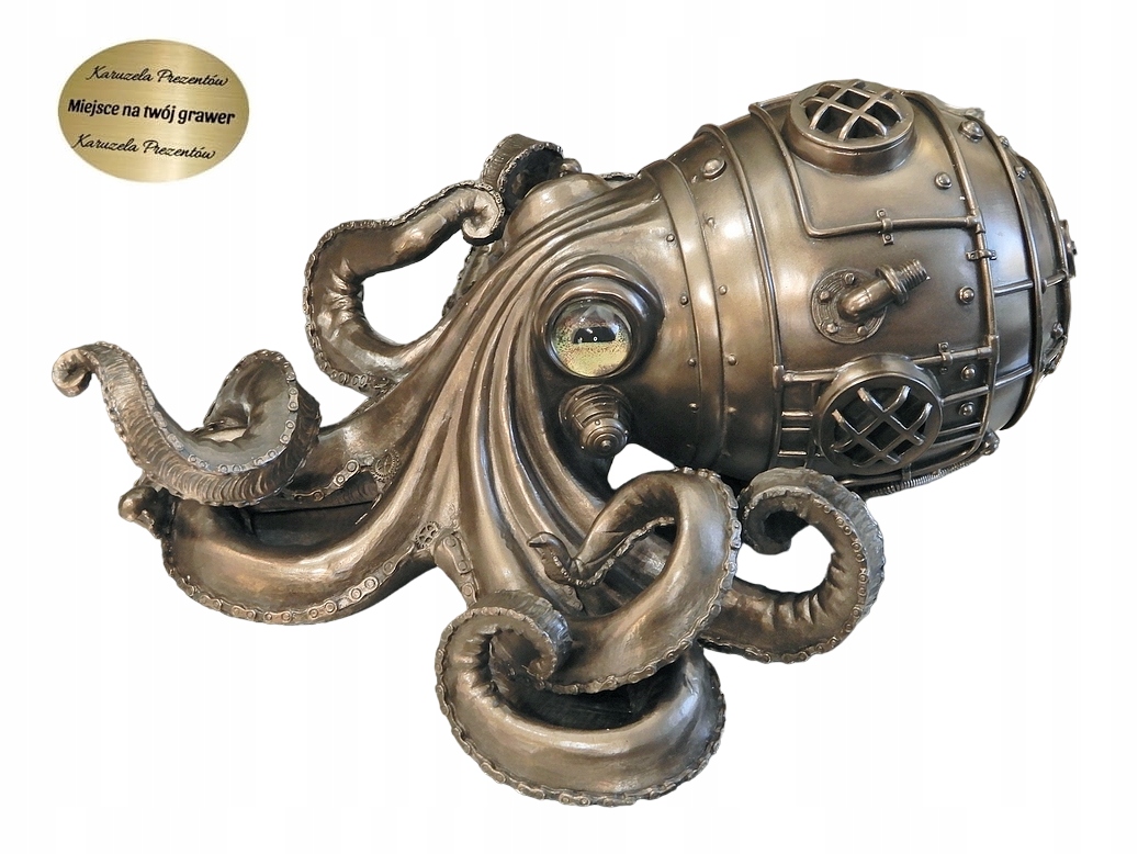 Fantastická Chobotnica V Štýle Steampunk S Zásuvkou Styl Verna Darček V