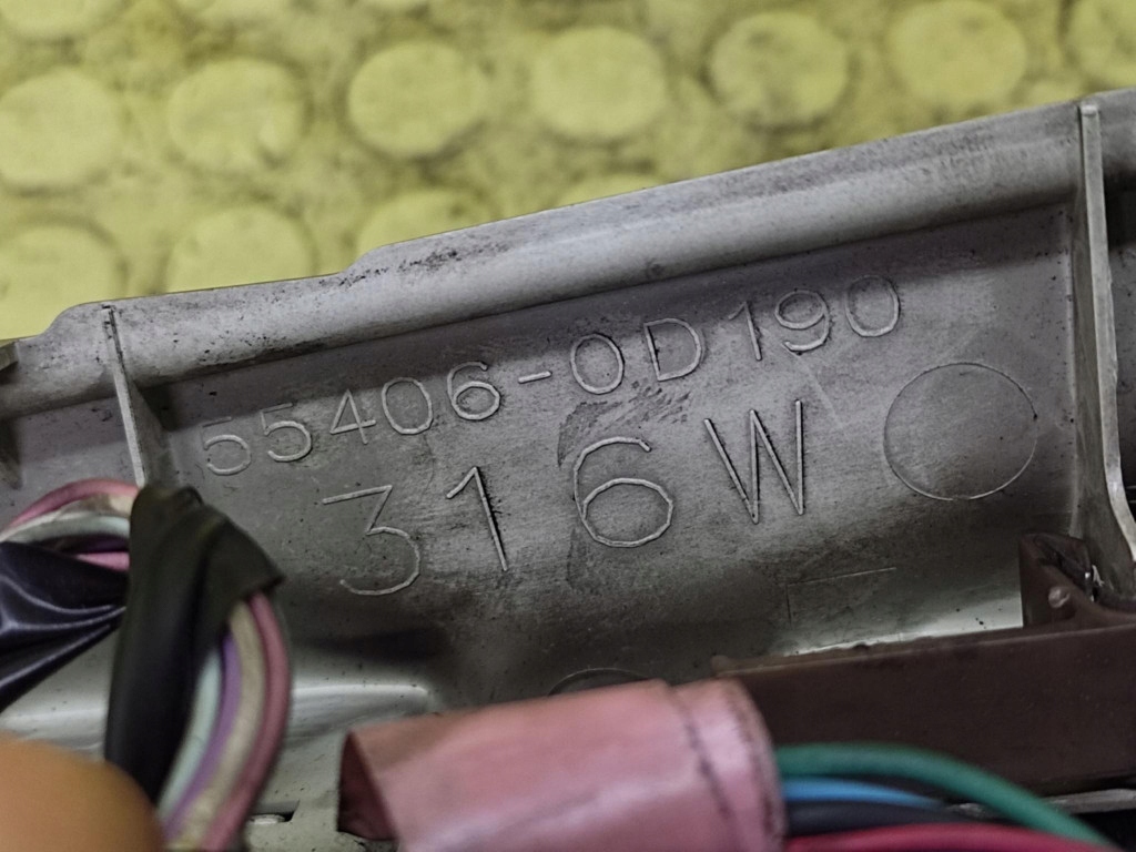 TOYOTA YARIS II PANEL klími klimatizaci 554060D190