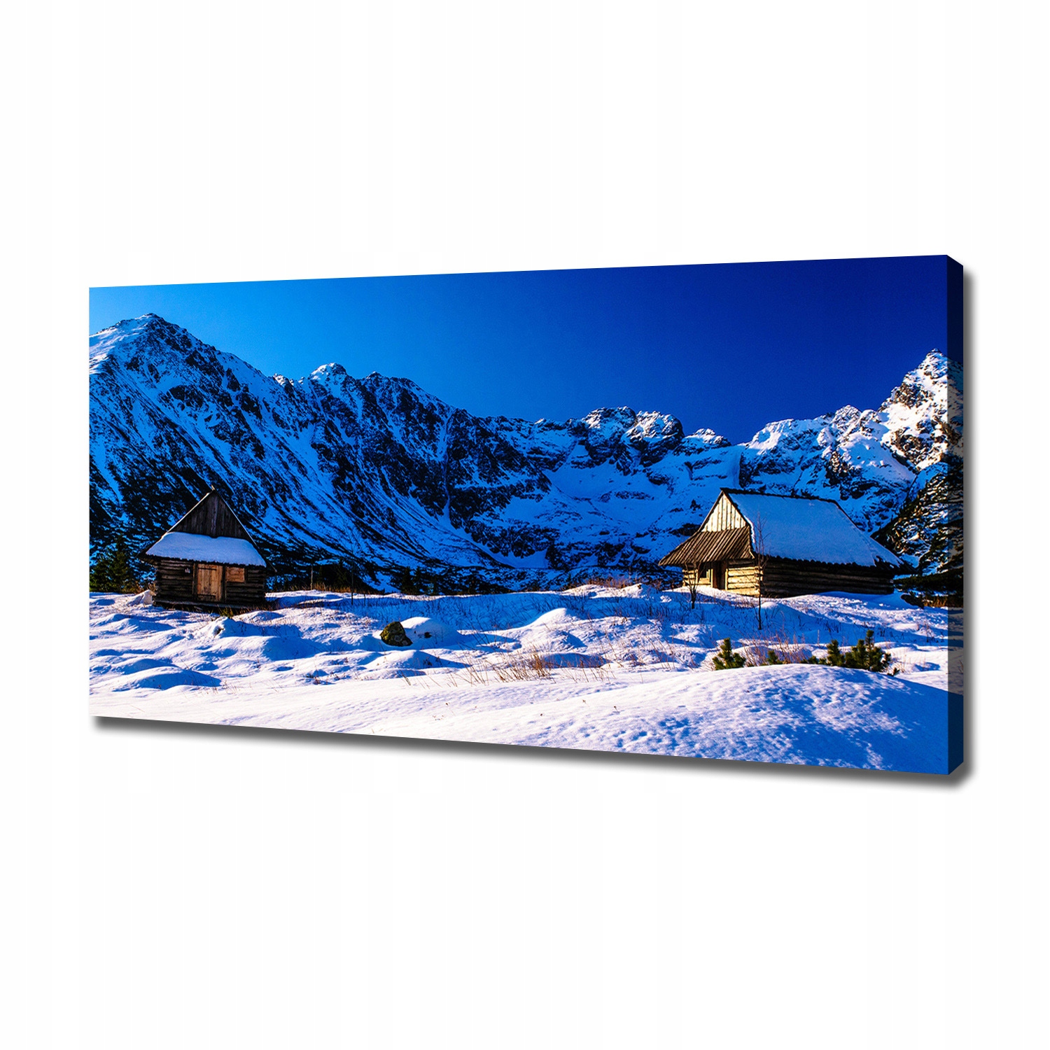 

Foto obraz na płótnie Domy w Tatrach 120x60 cm