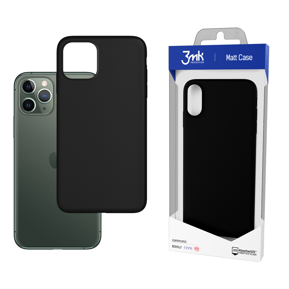 Apple iPhone 12/12 Pro 3mk Matt Case black