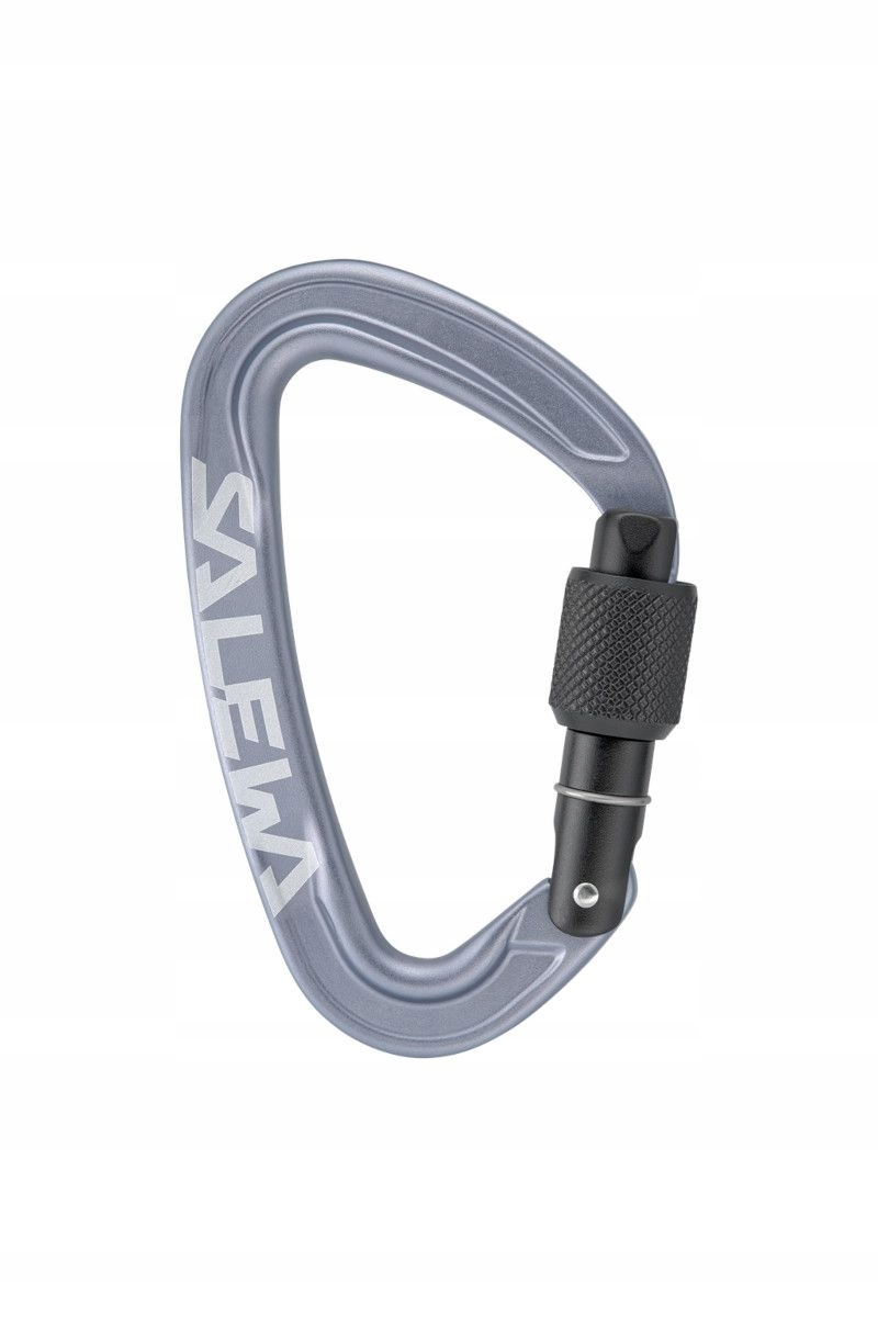 Salewa Karabinek wspinaczkowy Ortles Screw szary