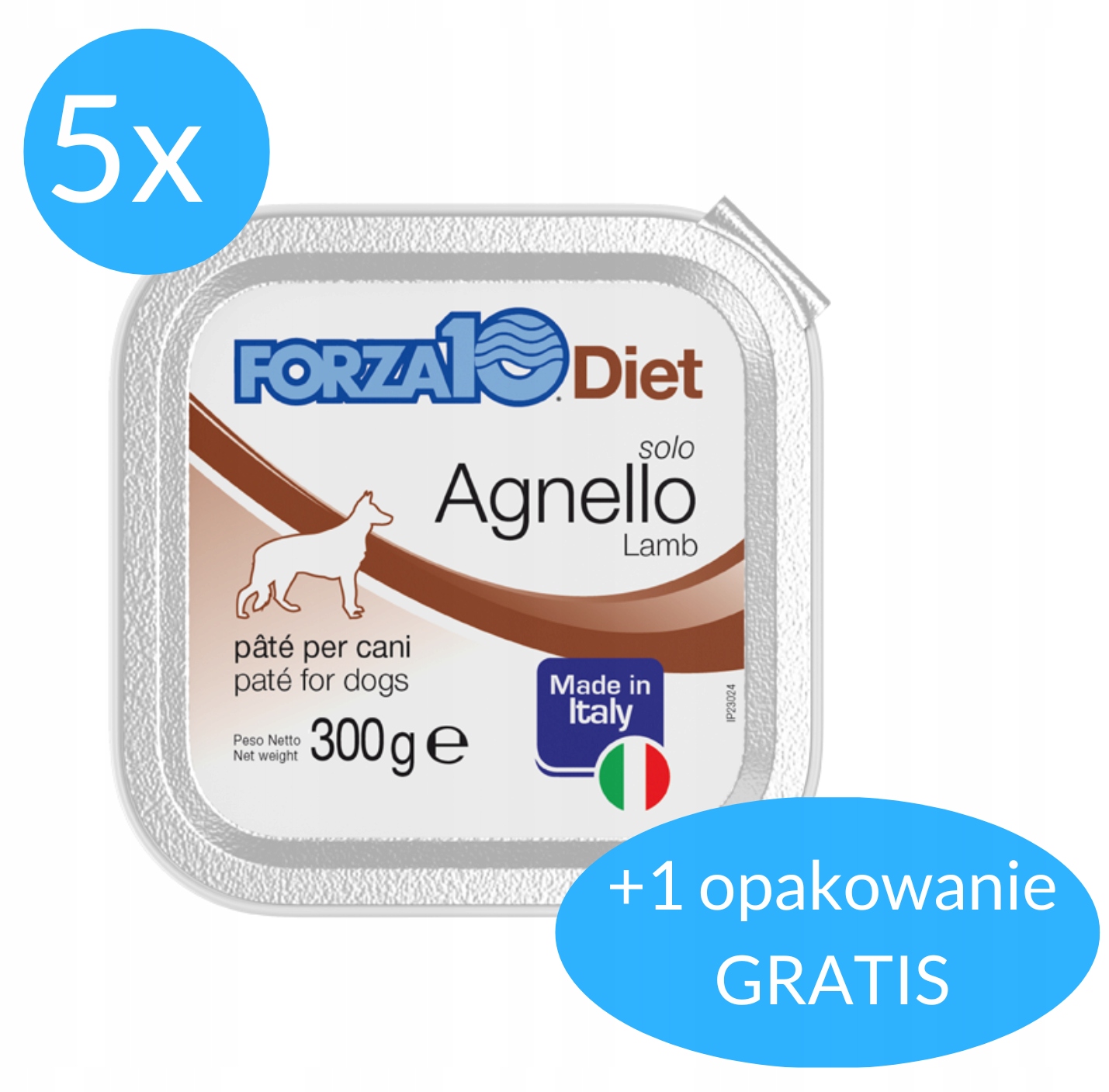 Forza10 Solo dieta pro psa jehněčí 5x300 g 300 g Bonus
