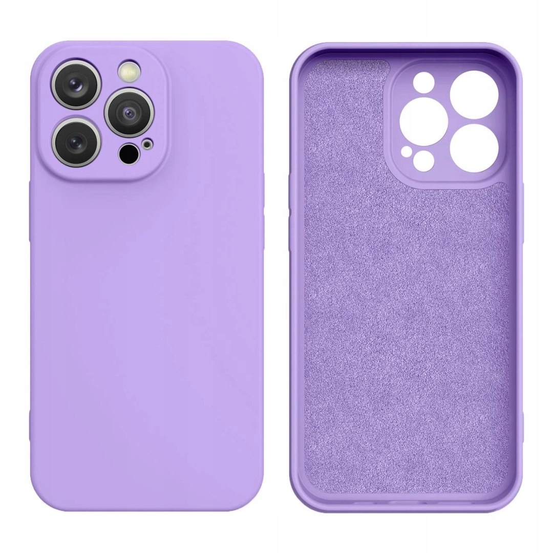 Silicone case etui do iPhone 14 Plus silikonowy pokrowiec fioletowe
