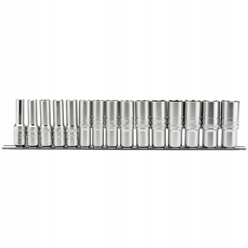 Draper Sada 15 1/2'' nástrčných hlavíc 10 až 24 mm 16499