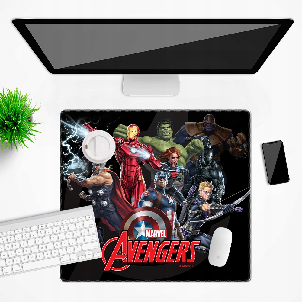 Codzienny Mata na biurko 50x45 cm Marvel Avengers