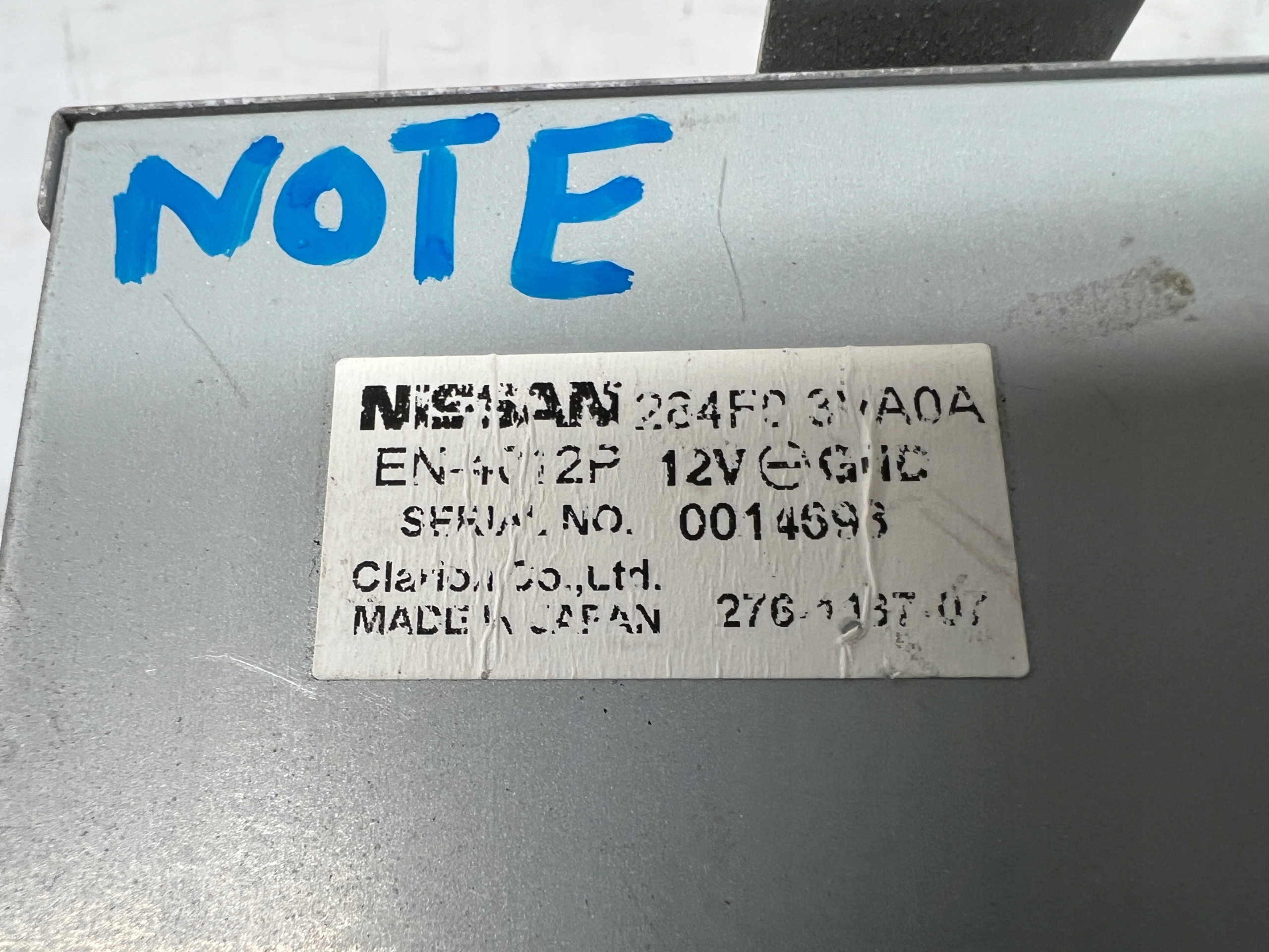 Nissan Note II E12 modul Bedienteil 284F03VA0A