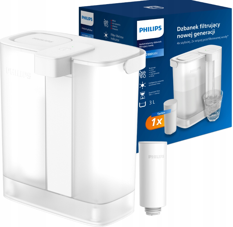Dzbanek filtrujący PHILIPS AWP2980WH