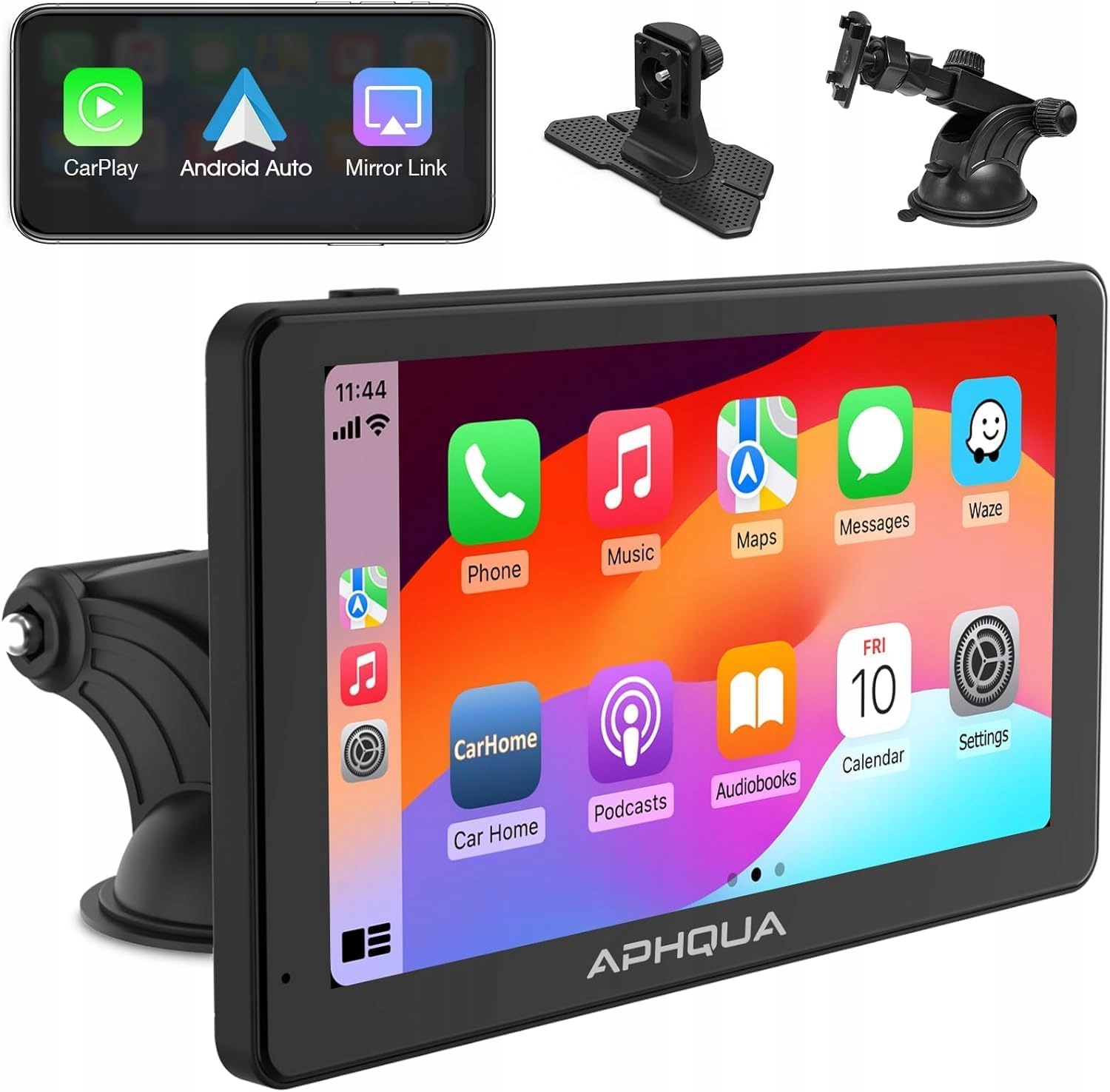 Radio Samochodowe Aphqua A3 Android Radioodtwarzacz Nawigacja Gps Bt