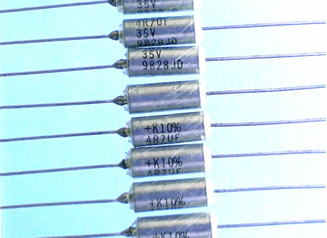 [10 szt] Kondensator Tantal 4.7uF 35V Kemet osiowy