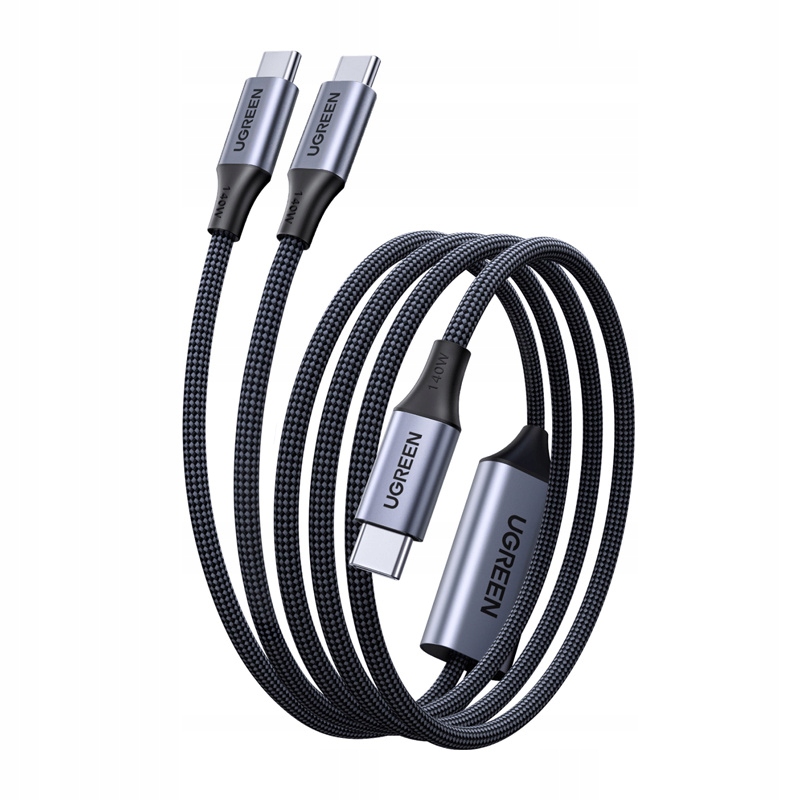 Univerzální kabel Ugreen L533 Usb-c x2 Pd, 140 W, 2 m