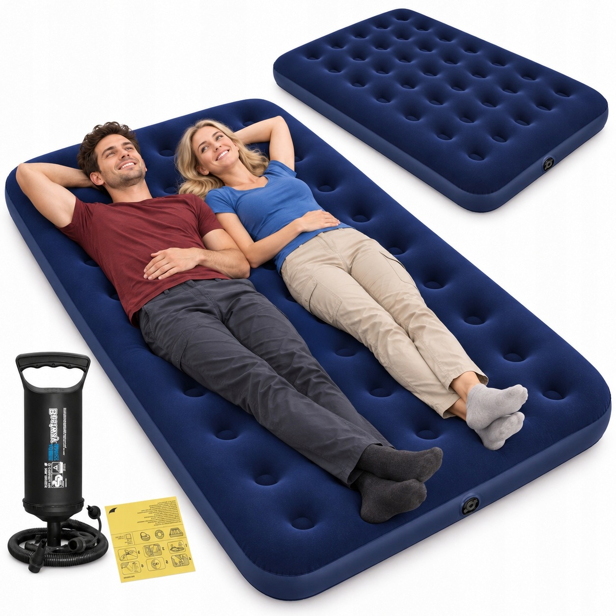Matrace Bestway pro dvě osoby 191x137x22 cm s ruční pumpou