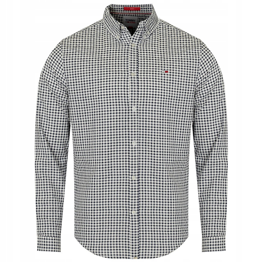 Pánská košile Tommy Jeans Tartan DM0DM13041 Cbk Námořnická Modrá M