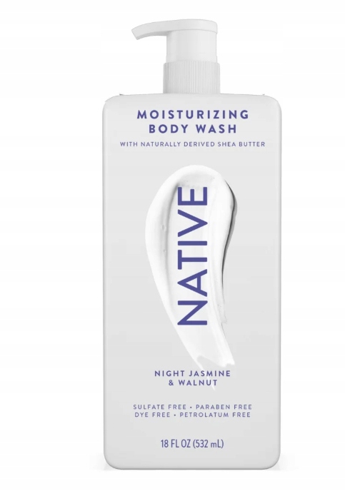 Native Moisturizing Night Jasmine & Walnut 532 ml. sprchový gel