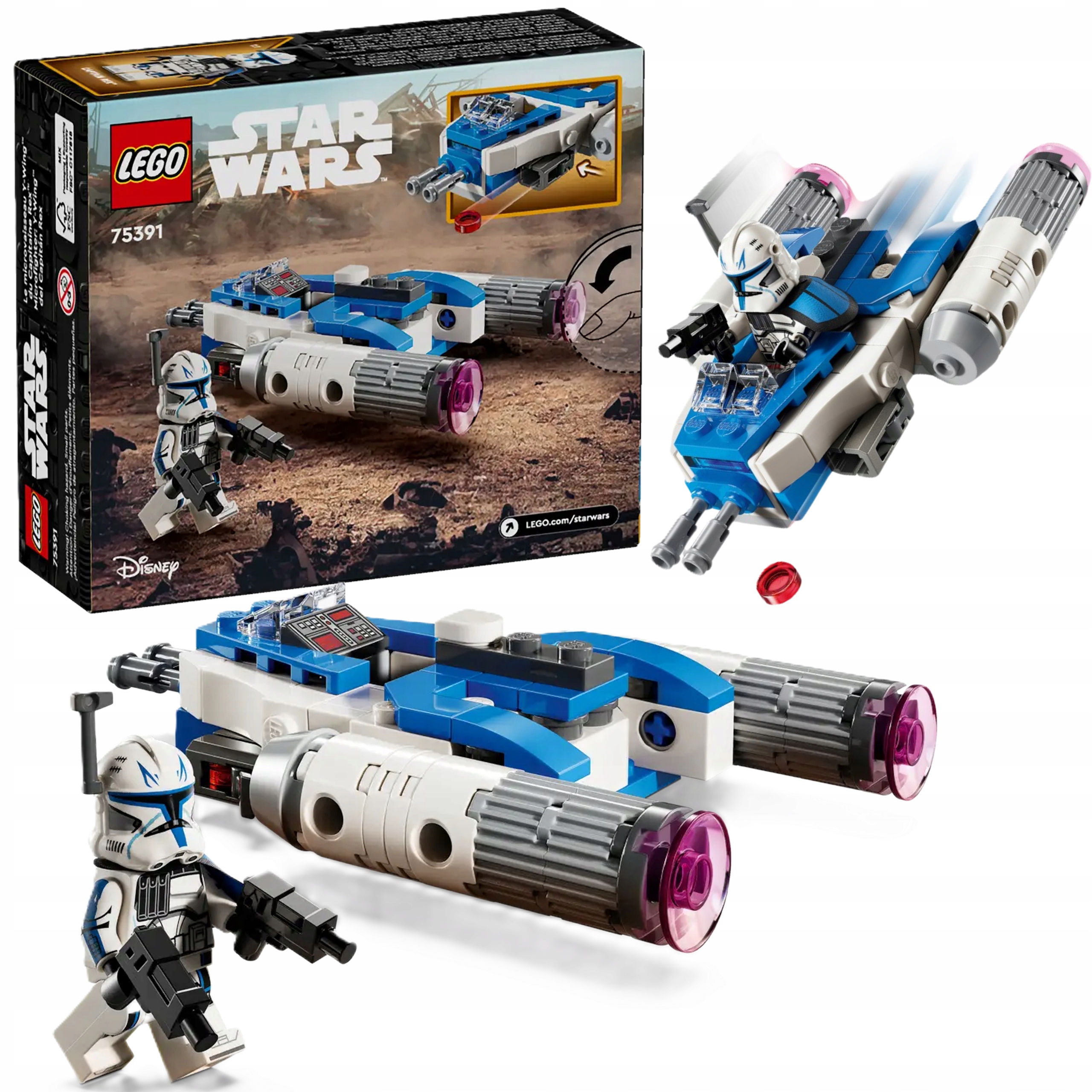 Lego Star Wars Mikromyśliwiec Y-wing Kapitana Rexa Zestaw Do Zabawy