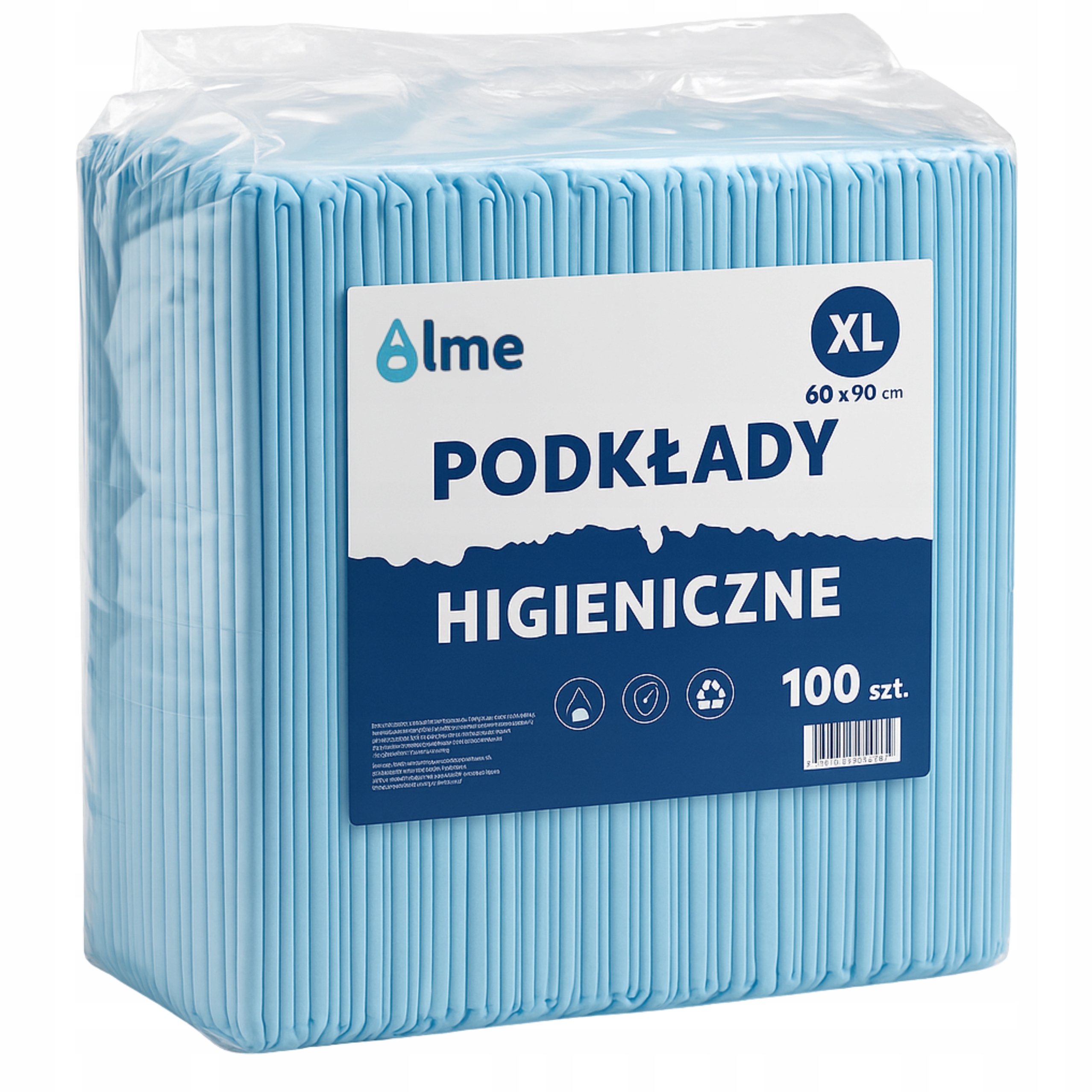 Levně Hygienické vložky 60x90 100 ks pro psy, kočky, hlodavce a zvířata sáčky