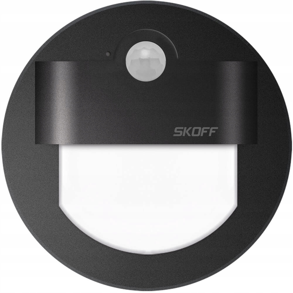 Oprawa Rueda Led z czujnikiem ruchu czarny b.niebieska 230V Skoff